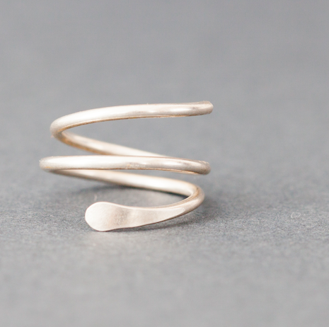 Anillo AGUA 3vueltas plata